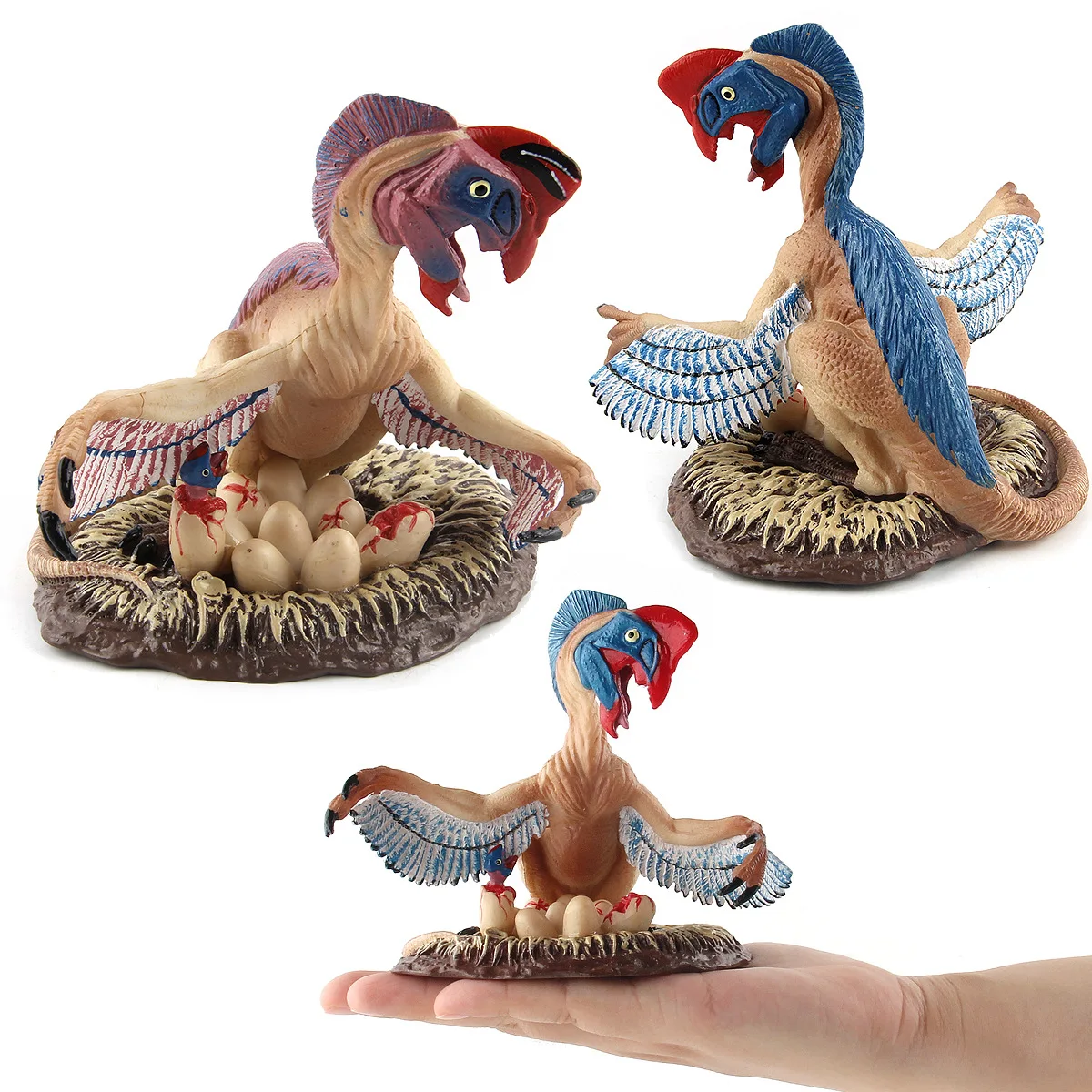 

Oviraptor Dinosaur Action Figure Toys Plastic Animal Collectible Model Toy Gift
