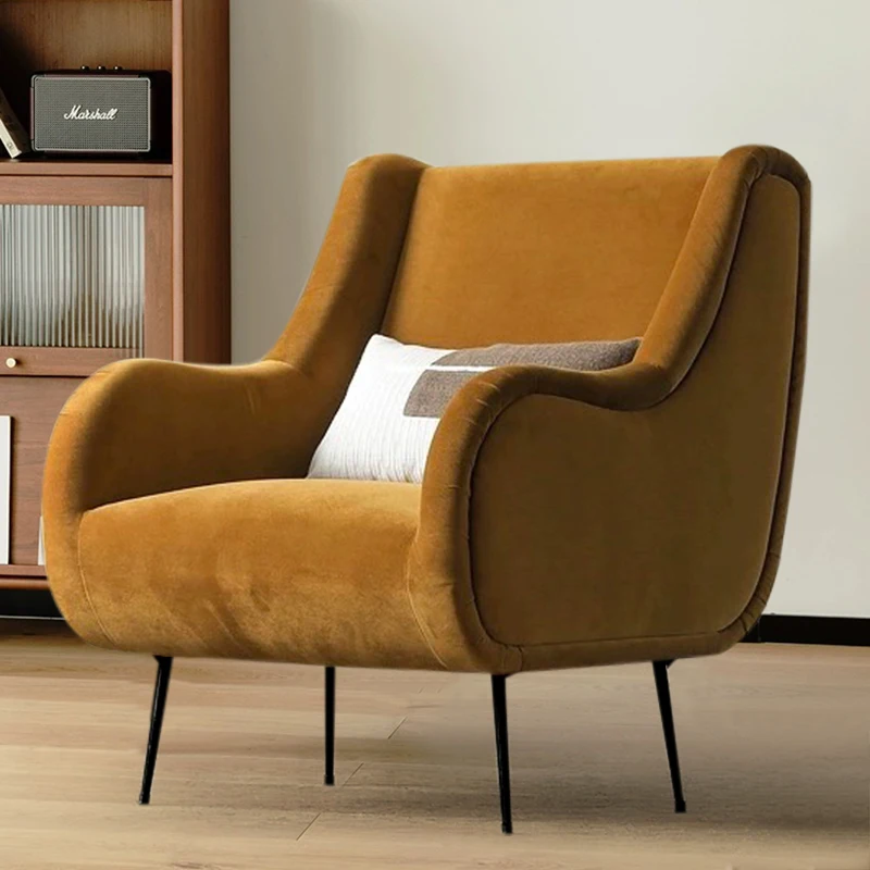 

Makeup Living Room Chairs Armchair Makeup Designer Bedroom Nordic Sofa Mid Century Modern Cadeiras De Sala De Estar Furniture