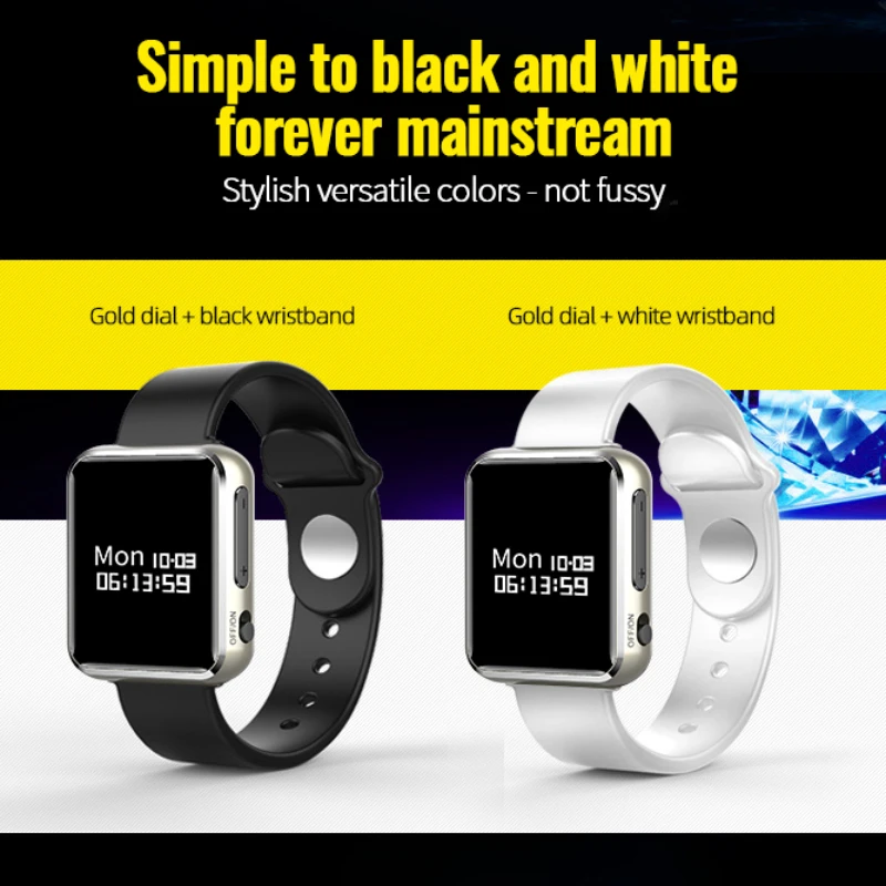 Smart Watch 4-32g Memory Hd Noise Reduce One Click Recording Device Voice Control Portable Mp3 Player Bracelet