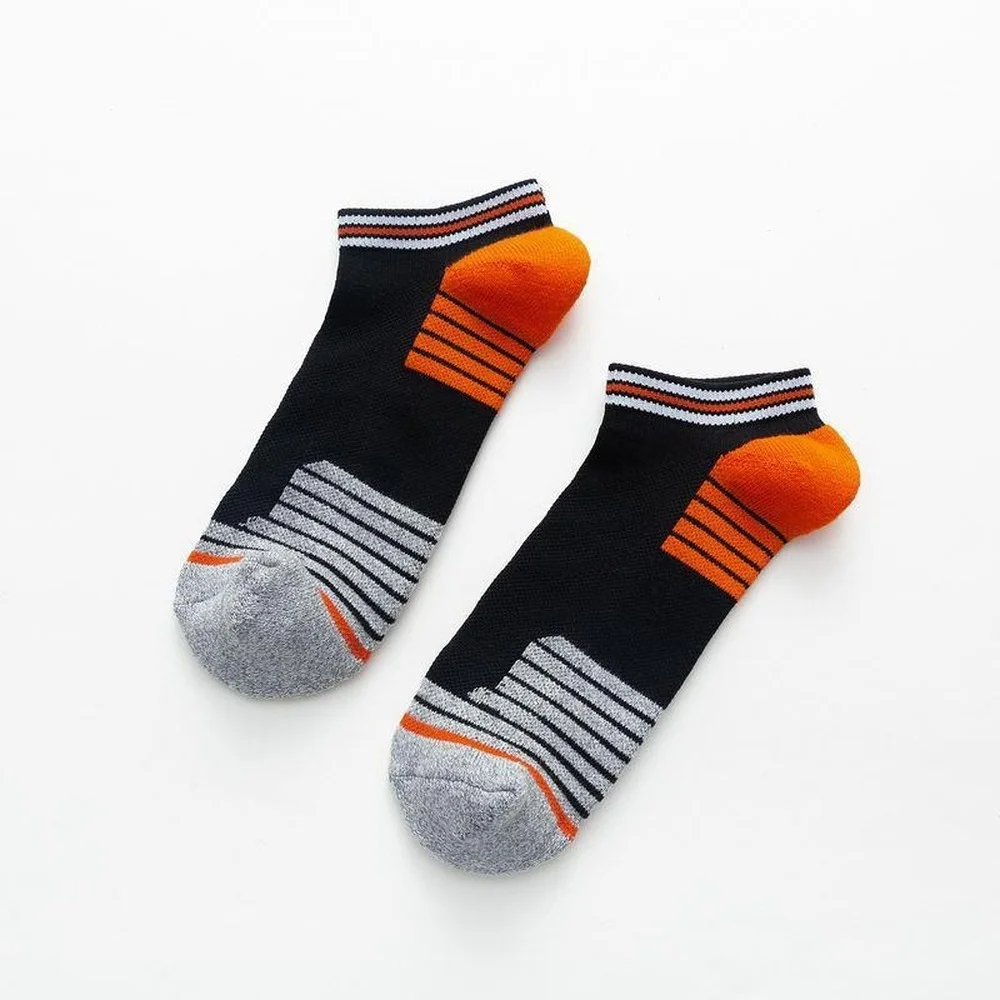 5 Pairs Professional High Quality Casual Men and Women Athletic Socks Foot Terry Thickened Nylon Outdoor Running Sports Socks