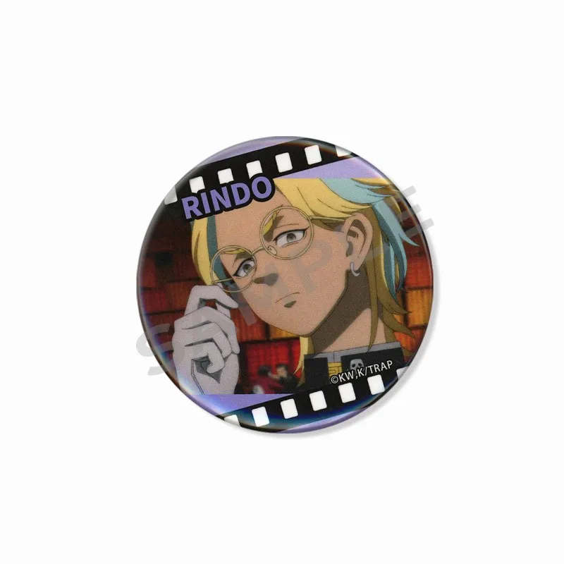 Tokyo Revengers Enamel Pins Cartoon Anime Snap-in Brooches Manjirou Ken Takashi Badges Clothes Backpack Jewelry Friends Gifts