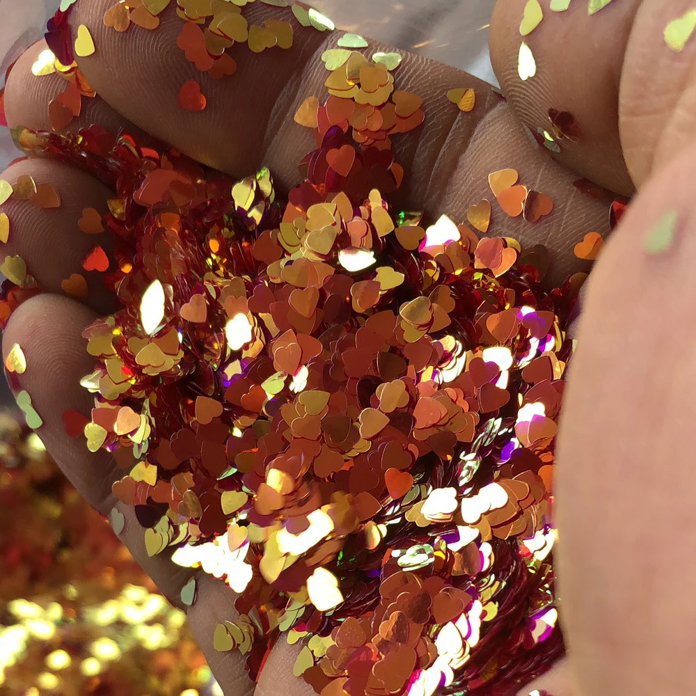 

50g/bag Chameleon Sequins Glitter Crafts Nail Patch Makeup Eyeshadow Color-Change Chrome Pigment Chameleon Sequins Mixed Glitter