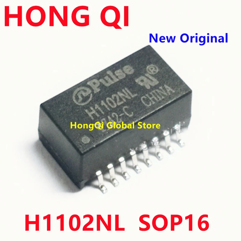 

5PCS/LOT New Original H1102NL H1102T LAN Discrete Transformer Module H1102 SOP-16 Network transformer Signal transformer