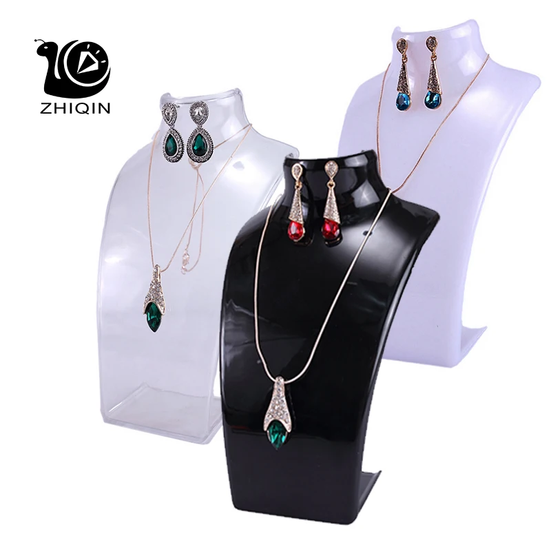 Wholesale 5pcs Mannequin Earrings Necklace Jewelry Pendant Jewelry Display  Stand Decorate Organizer Holder Shelf 20.5*13*7.5CM