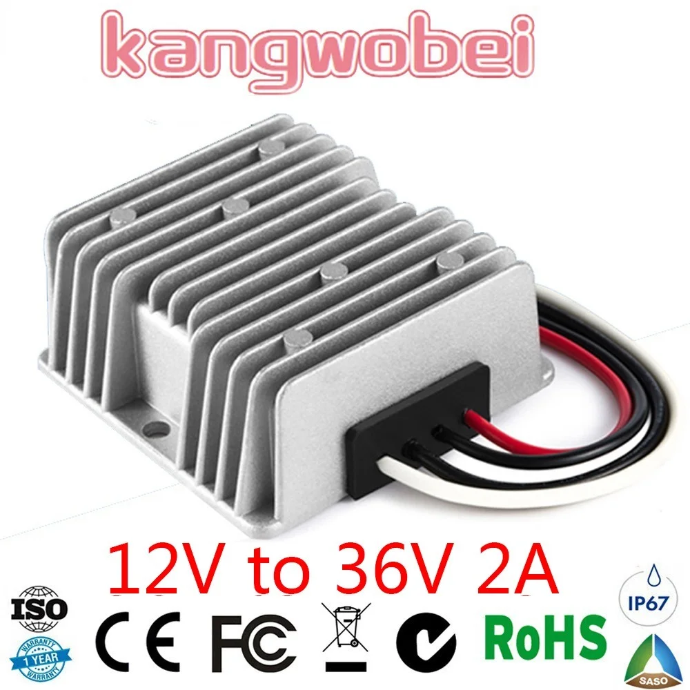 

12V to 36V 2AMP 72W Converter Boost Module 12VDC TO 36VDC DC-DC Step Up Power Regulator CE Certificated FOR AUTOMOTIVES