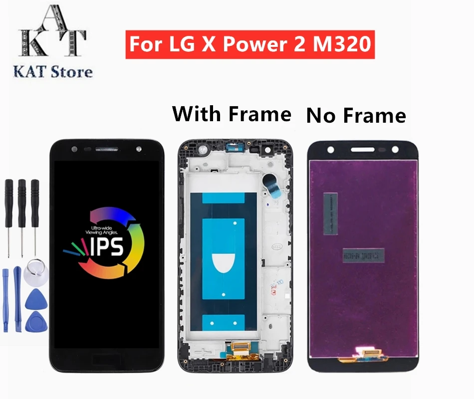 Замена ЖК-экрана KAT для LG X Power 2 M320 ЖК-дисплей сенсорный экран с рамкой гарантия
