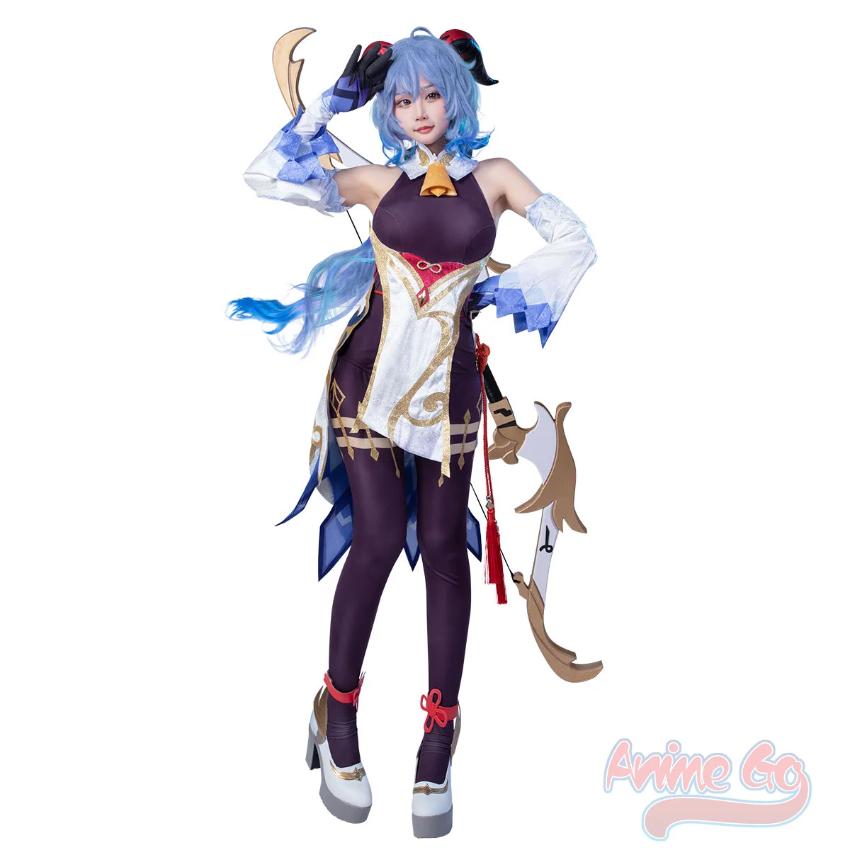 

Genshin Impact Gan Yu Jacquard Upgrade Cosplay Costume C00524