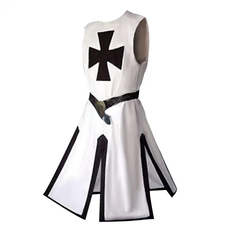 Мужская одежда для ролевых игр в средневековом стиле пальто рыцарей-темперов