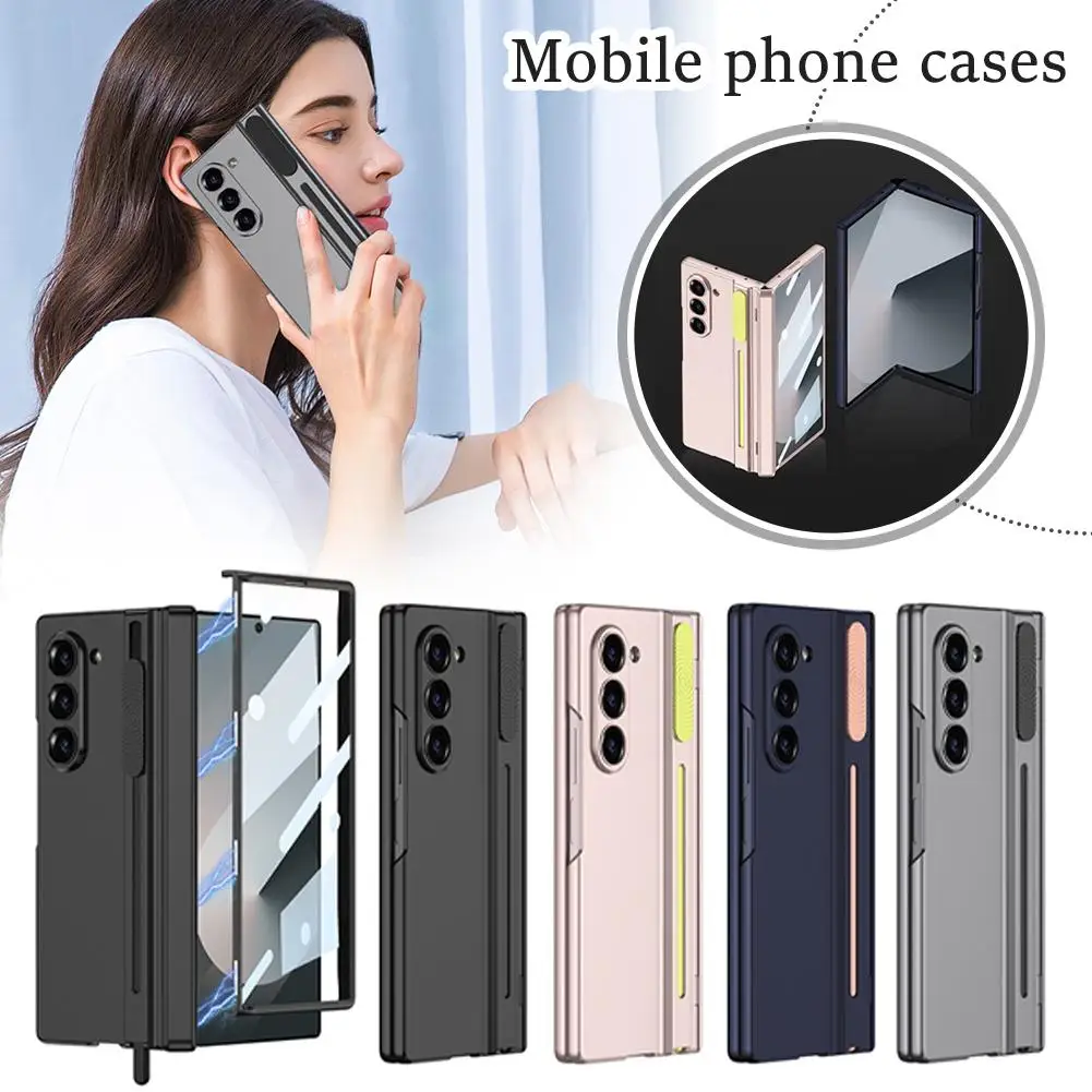 Подходит для Samsung Fold 6 защитная пленка экрана с сенсорной ручкой модный магнитный