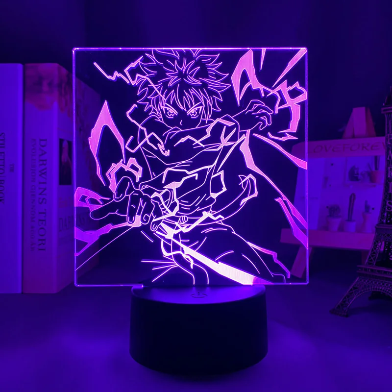 Hunter x hunter HxH killua хантер х для дома украшения ночник аниме фигурки декор комнаты