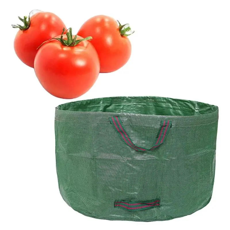 

63 Gallons Lawn Garden Bags Reusable Standable Trash Containers Garden Deciduous Leaves Garbage Bag Collection Bag