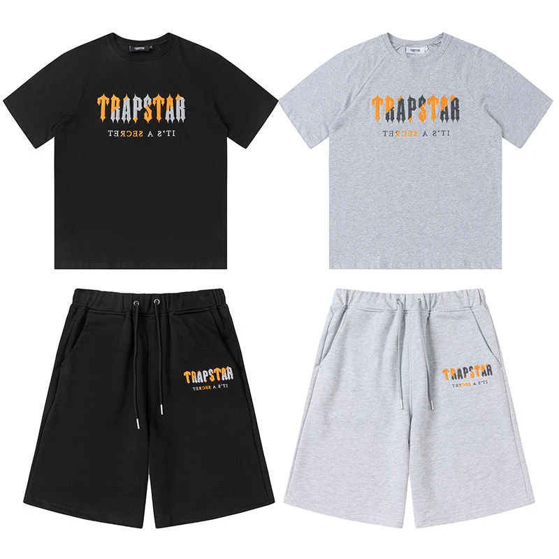 

Trapstar T-Shirts Towel Embroidered Shorts Chenille Decoded Chort Set Hot Selling High Quality Tops Pullovers 2022 Summer New