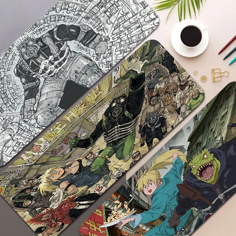 Anime HD Vintage Dorohedoro Extra Large Desktop Desk Mat Kawaii Gaming Accessories Students Writing Pad for PC Computer Table