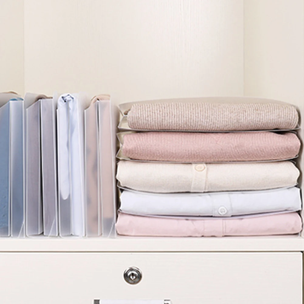 

5/10pcs Portable Household Quick Folding Clothes Folder Saving Time Garment Shirt Storage Organizer Home Closet Holder