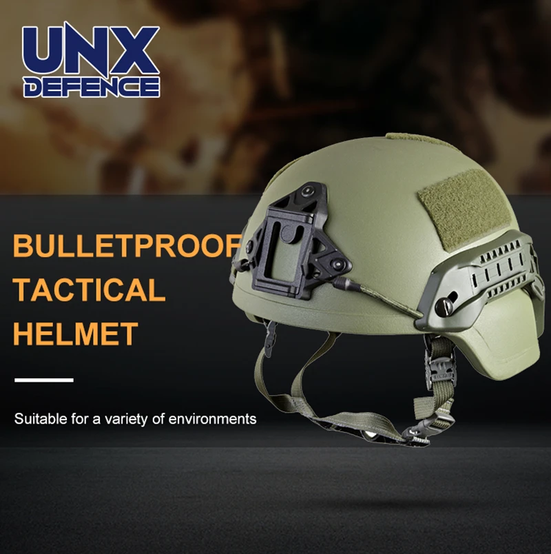 

Tactical MICH Helmet NIJ IIIA High Quality Steel Anti-Cut Helmet Body Armor Core Helmet Safety Helmet