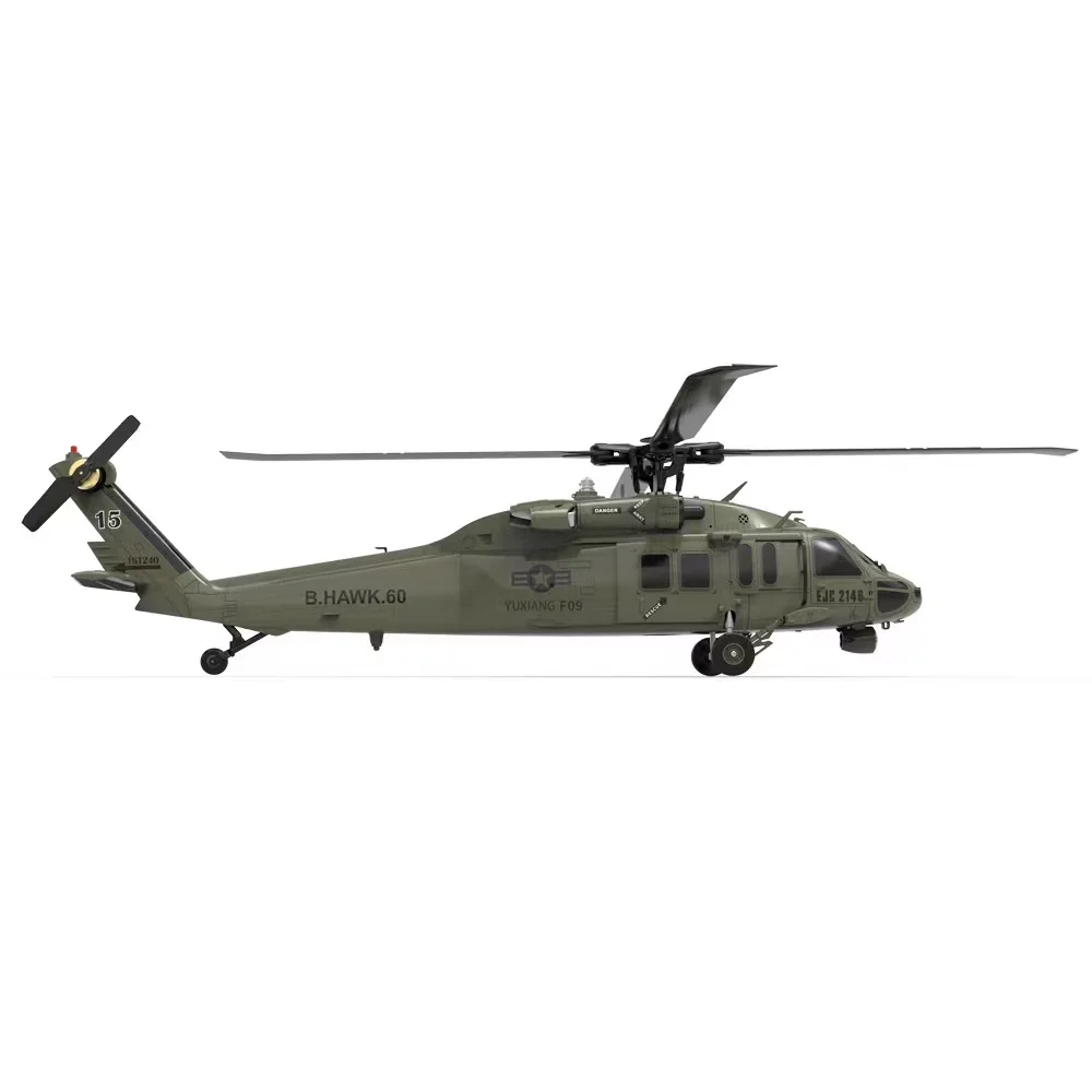 F09 UH60 Утилита Черный Hawk RC вертолет 6CH 6-осевой гироскоп 3D6G двойной бесщеточный