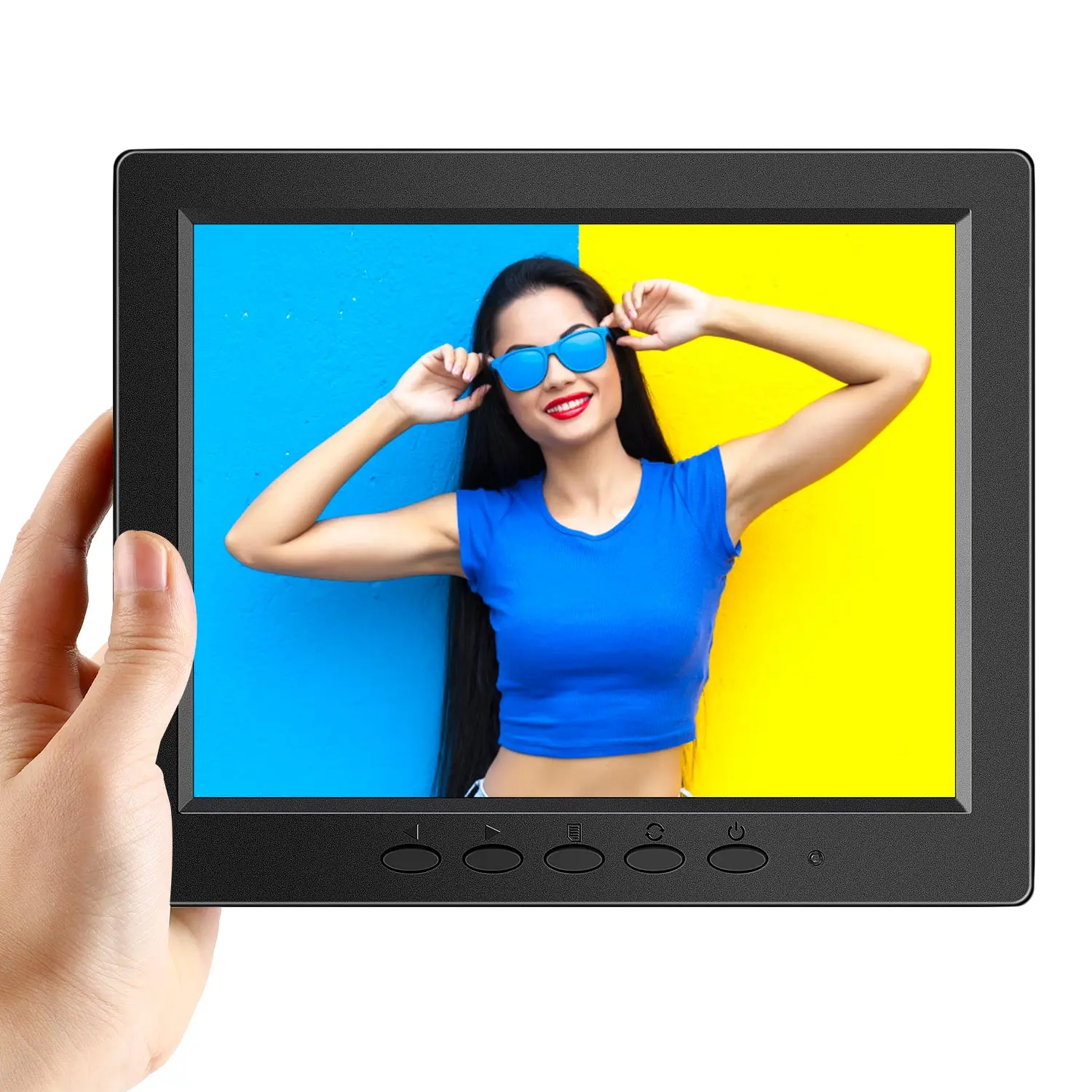 Eyoyo Pequeno Monitor de Polegadas Display Lcd 800×600 Tela de Segurança em Casa Cctv Monitor com Vga av Bnc Entrada 2022 Nova Tela do Monitor