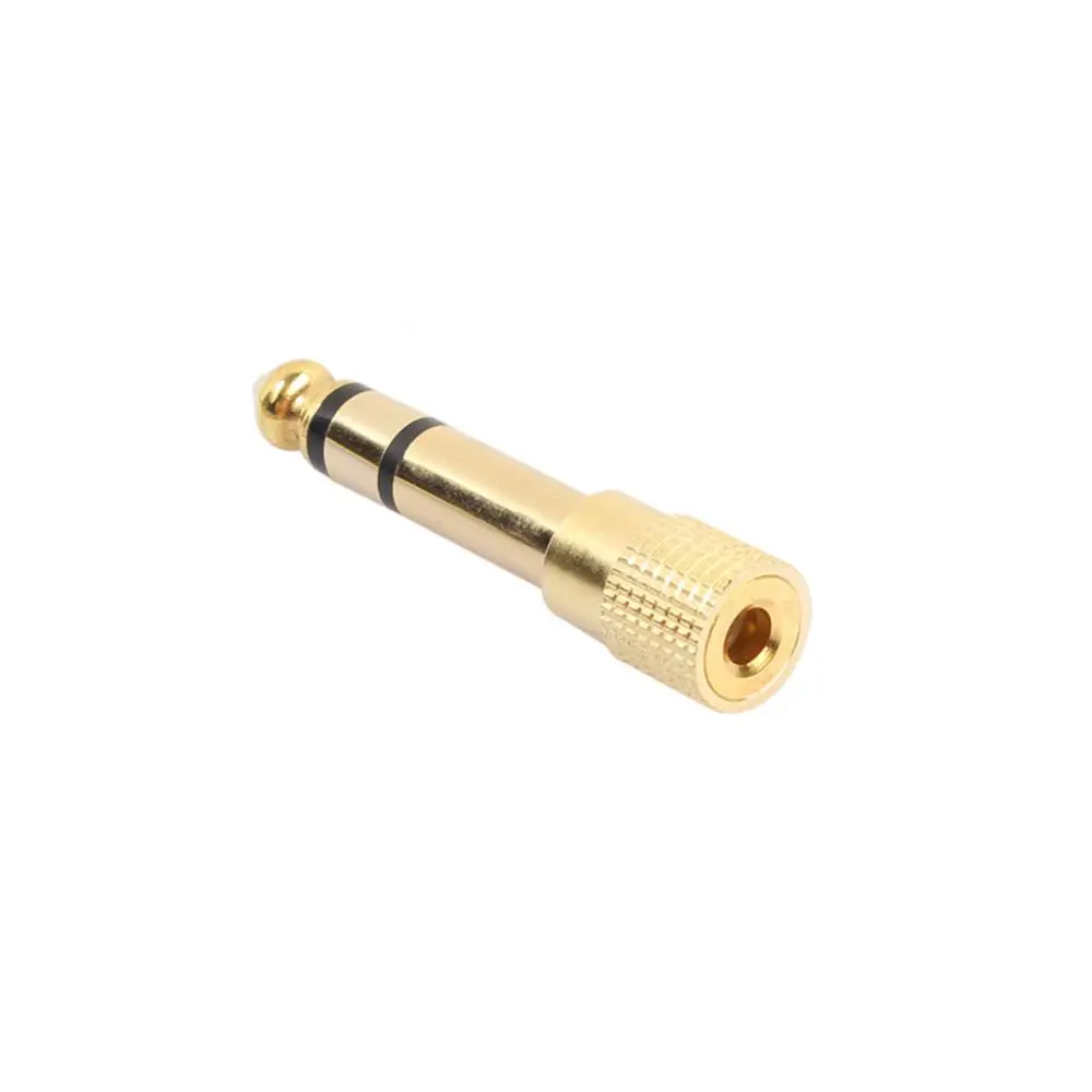 

6.35mm Male to 3.5mm Female Connector Audio Adapter Microphone Headphone Amplifier HI-FI Portable Fast Transmission Adapter