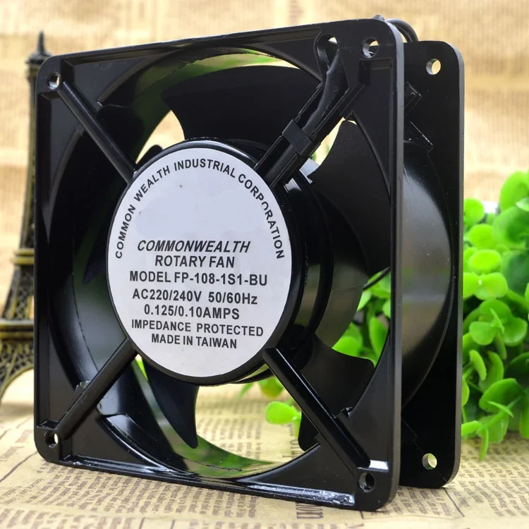 

The new original FP-108-1S1-BU 12038 12cm 220V 2 line roller cooling fan