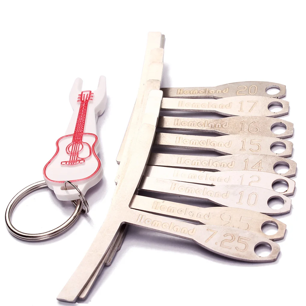 

Electric Guitar Under String Gauge Bridge Metal Acrylic Pin Puller Measuring Maintenance Professional Musician Beginner