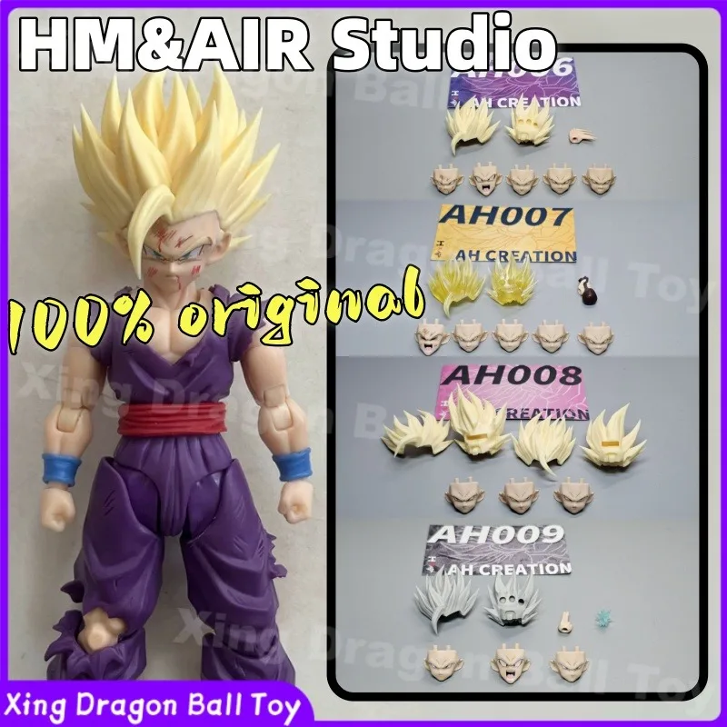 Фото Доставка в течение 24 часов! Набор аксессуаров HM&AIR Studio Dragon Ball SHF Super Saiyan HA006-HA10 SSJ2 Son Gohan, подарок, игрушка, коллекционный предмет №1