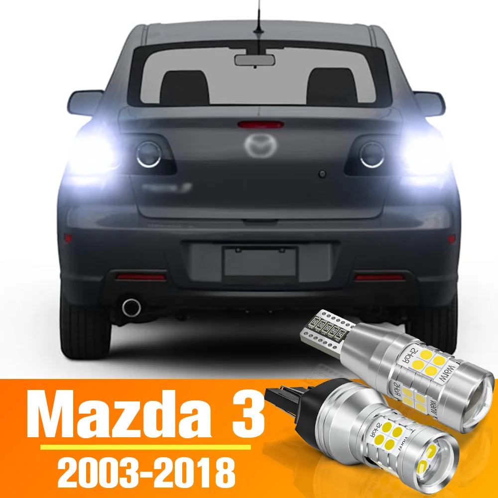 

2pcs LED Reverse Light Backup Bulb Accessories For Mazda 3 BK BL BM BN 2003-2018 2008 2009 2010 2011 2012 2013 2014 2015 2016