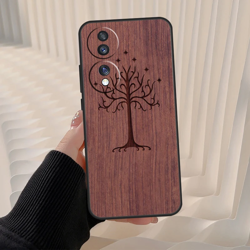 Фото Чехол Tree Flower Bamboo Wood для Honor Magic 7 5 6 8 Pro, Honor 200 400 70 90 Lite, X8c X8b X9a X9b X9c X9d, Honor Win RT №4