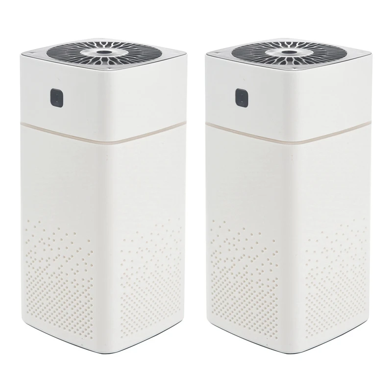 

2X 1000Ml Air Humidifier Ultrasonic USB Diffuser Aroma Essential Oil LED Night Light Mist Purifier Humidifier White