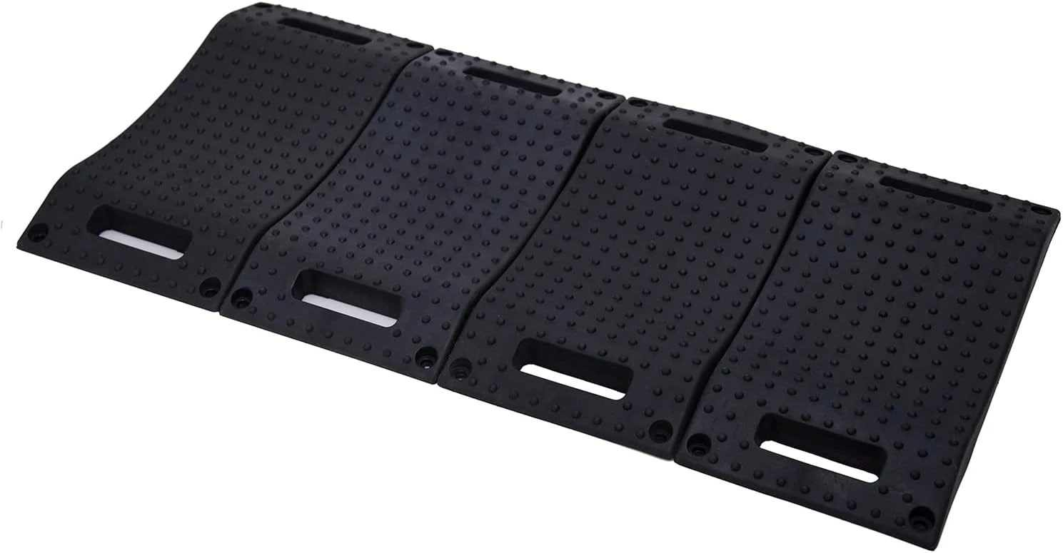 

Saver Ramps Rubber Anti-Slip Pad Design,Car Tire Wheel Ramps for Flat and Flat Tire Prevention, Tire Savers for Storage with C