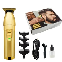 gold electric hair clippers professional hair trimmers outliner hair cutter machine
