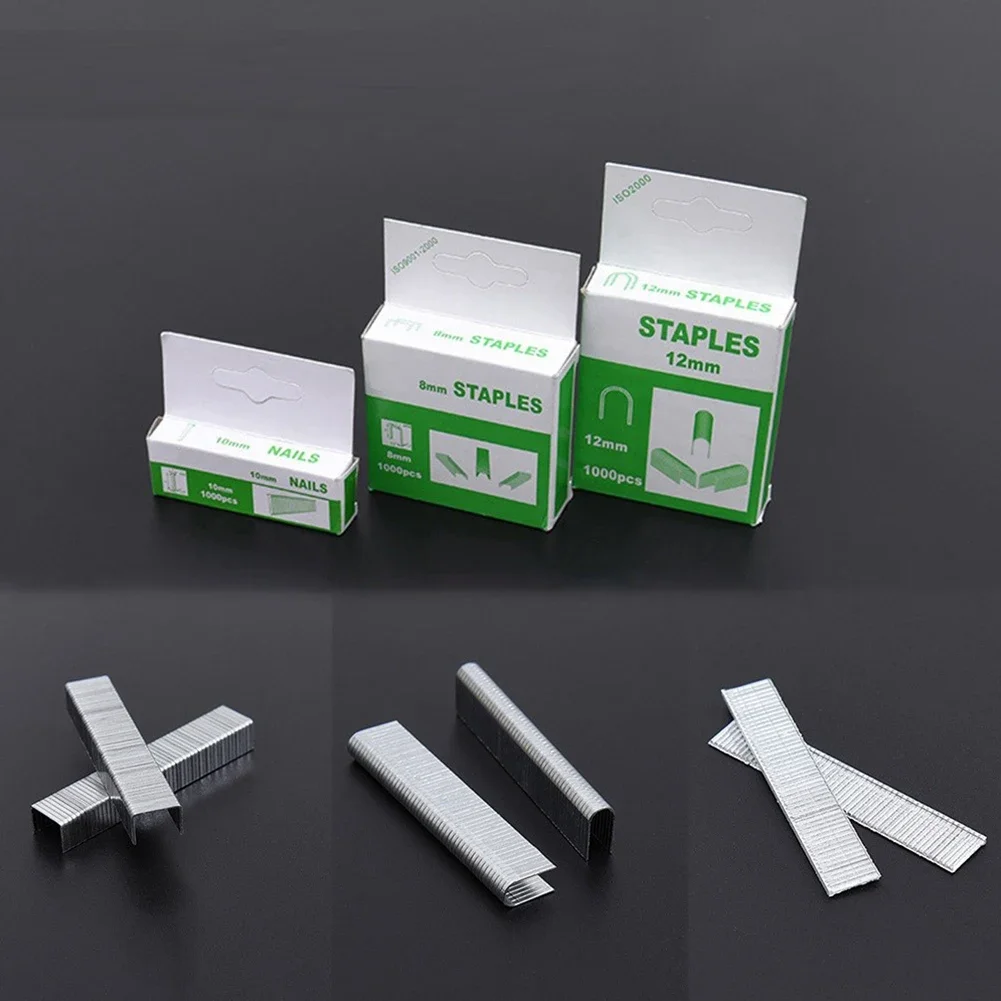 1000 шт U/дверной/T-образный степлер для ногтей деревянной мебели бытовые скобы