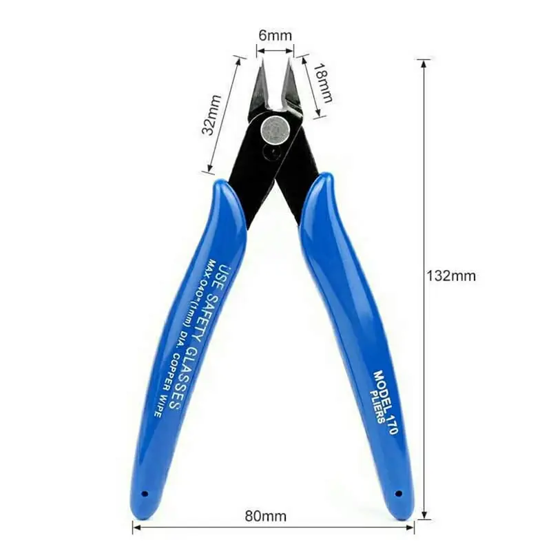 Электрическое долговечное долото инструмент плоскогубцы 170 мини-кусачки для