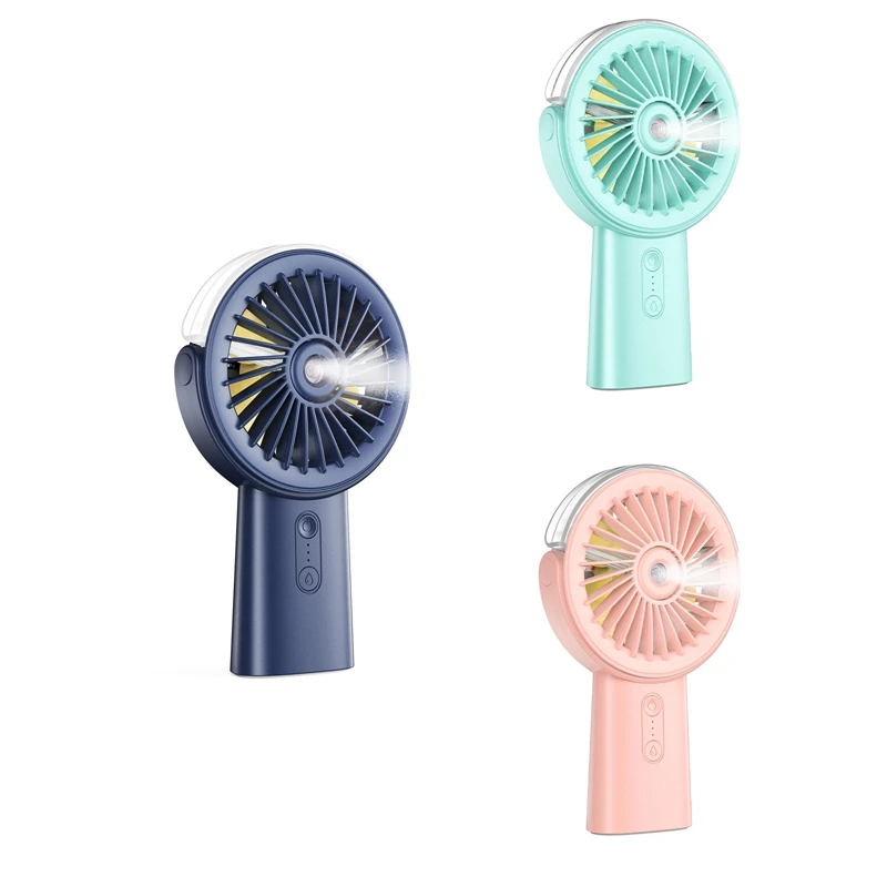 

Misting Fan Portable Handheld Fan 4000Mah Hand Mist Fan For Travel Home Outdoor Beach A