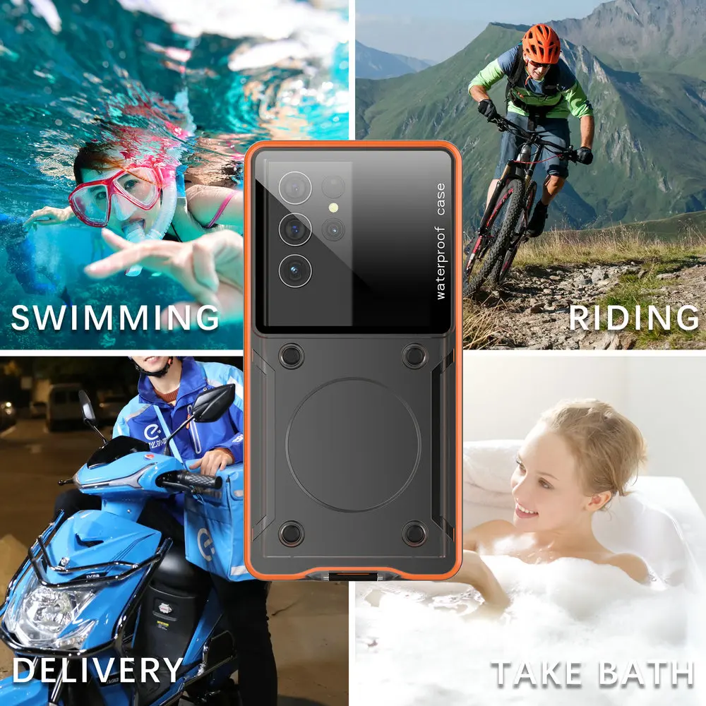 Фото Универсальный водонепроницаемый чехол для Oneplus 13 12 11 10 9 8 7T 7 Pro 8T 9R 10T 10R 11R 12R 13R 13S 13T Oneplus13 R Sealing Pouch Funda №4