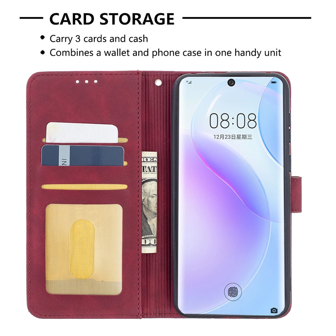 Luxury Wallte Leather Case For Huawei P50 Pro P40 Pro P30 Lite P Smart 2019 2020 2021 Y5 Y6 Y7 2019 Honor 8A 9A 9X Lite 10 Lite