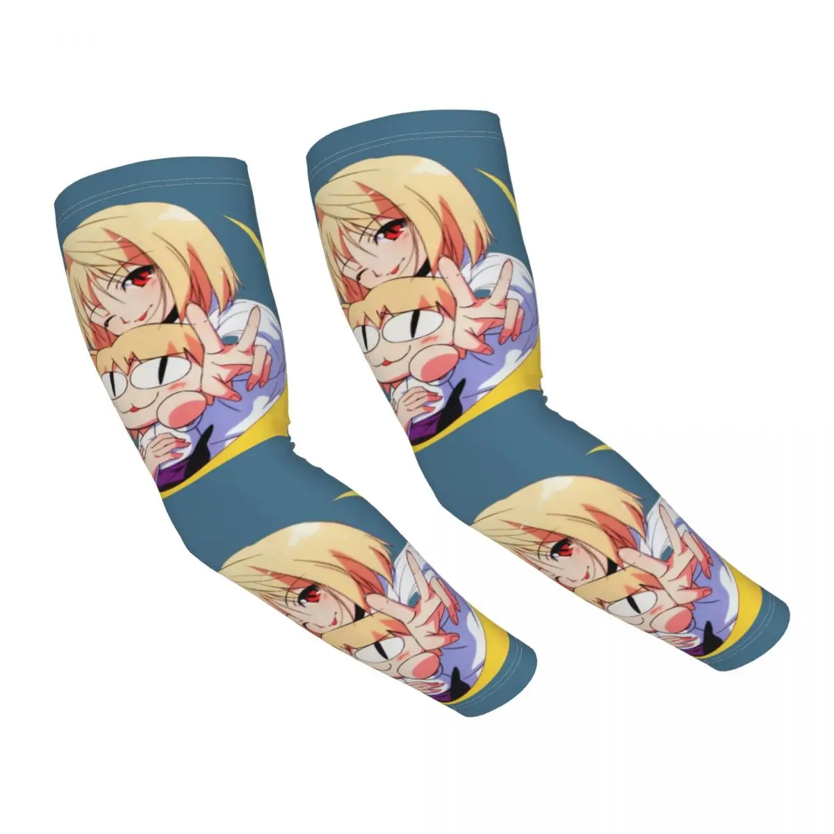 

Neco дуговая рукоятка для мужчин и женщин, мультяшный анимационный ТВ-фильм, защита от УФ-лучей, татуировка, Спортивная компрессионная езда на...