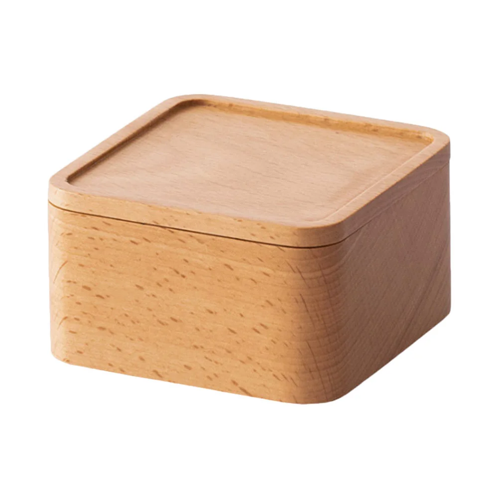 

Decor Jewelry Storage Wooden Box Decorative Case Watch Ring Present Natural