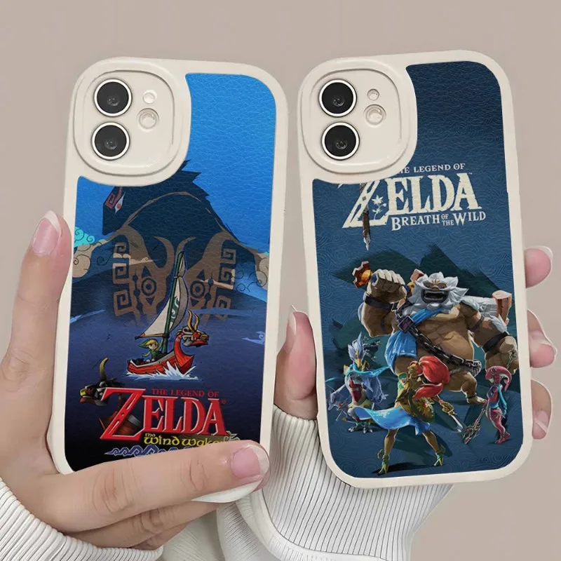 

Zeldas Of Legends Phone Case Lambskin For Iphone 14 Pro Max11 13 12 Mini X Xr Xs 7 8 Puls Se Silicone Back Cover