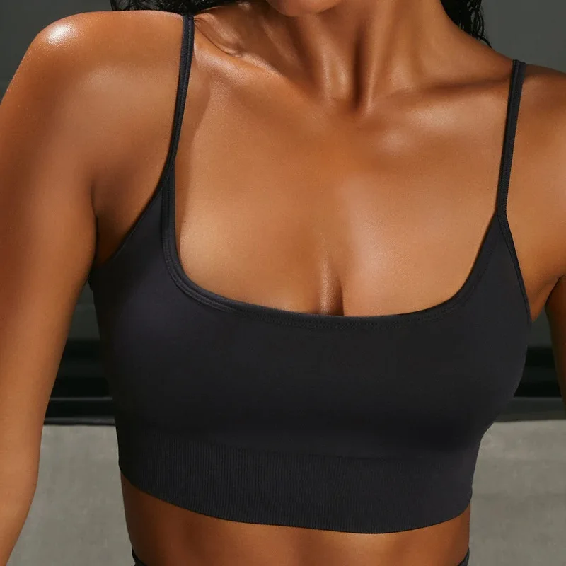 

Бесшовная женская спортивная одежда, бюстгальтер без косточек для бега, жилет для тренировок, бюстгальтер для фитнеса и внутренняя одежда, топы Zumba