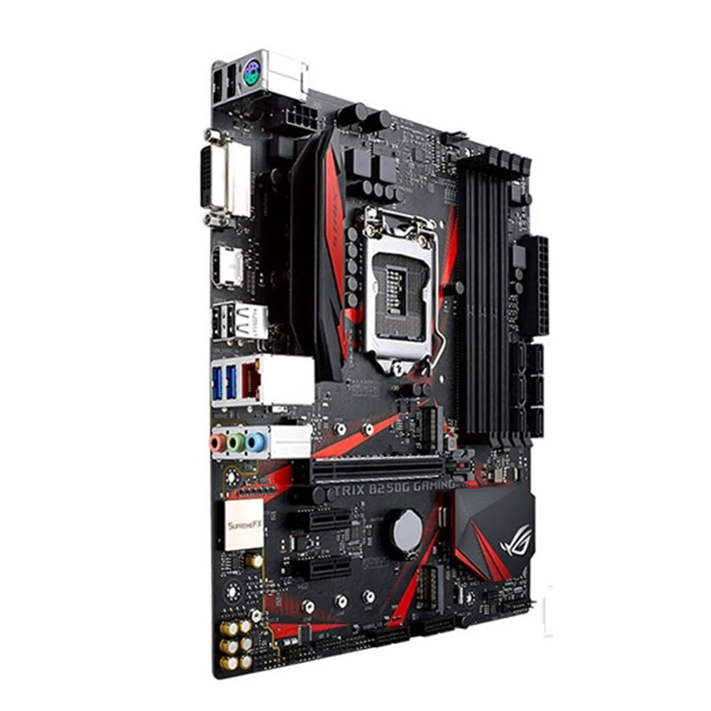 

Материнская плата для ROG STRIX B250G GAMING DDR4 LGA 1151 B250 материнская плата для настольного компьютера 64 Гб USB2.0 USB3.0 DVI материнская плата