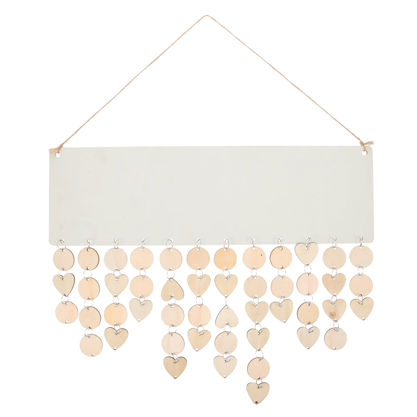 

Round Wooden Slices Hanging Birthdays Reminder DIY Calendar Accessories for Home Decoration 1Set Blanks