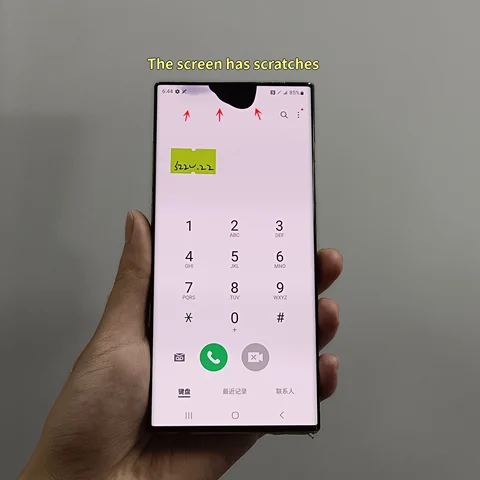 ЖК-дисплей AMOLED 6,8 дюйма S22Ultra для Samsung Galaxy S22, ультратонкий дисплей, ЖК-экран с дефектом Φ/DS S908N S908U, деталь ЖК-дисплея