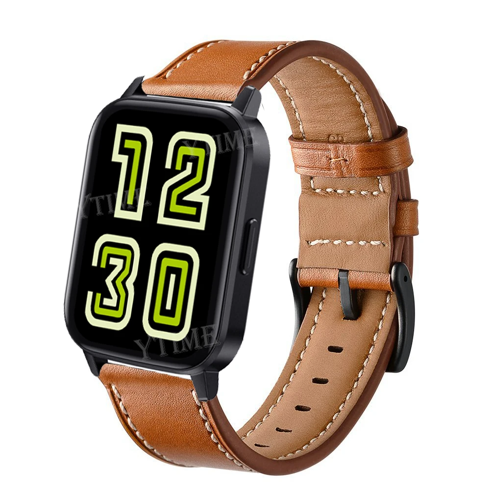 

Wrist Strap Band For Realme Dizo Watch 2 Sports/D R Talk /Pro Smart Watch Wristband Leather Bracelet For Oneplus Watch Watchband