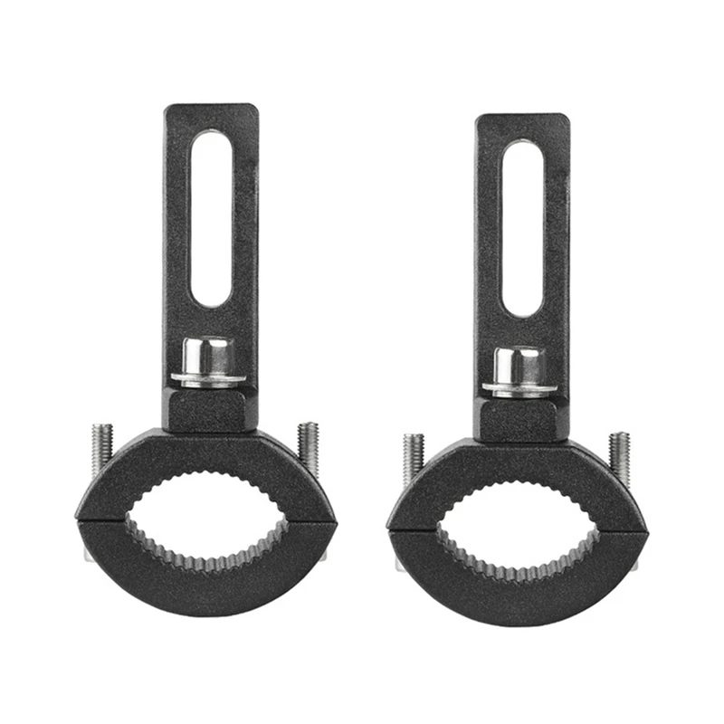 

2X Universal Motorcycle Headlight Mount Bracket 20-31Mm Adjustable Headlamp Holder Fork Clamp Mount