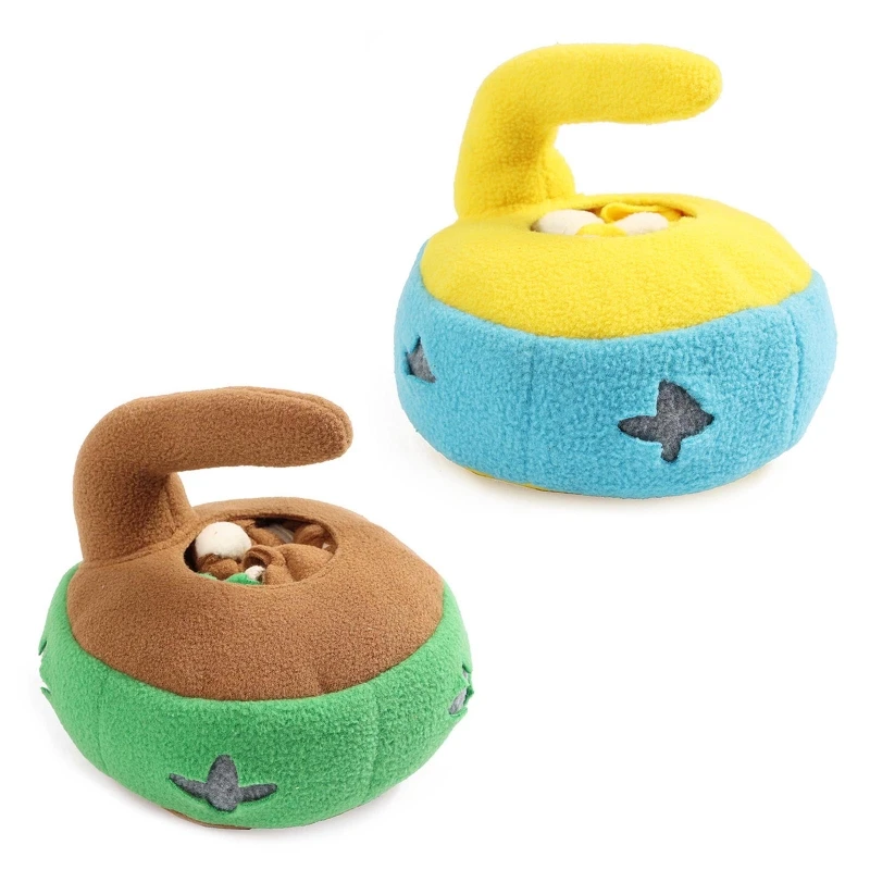 

Dog Snuffle Toy Squeak Chew Toys for Puppy Teething Soft Plush Hide & Seek Foraging Game for Small Medium Dogs