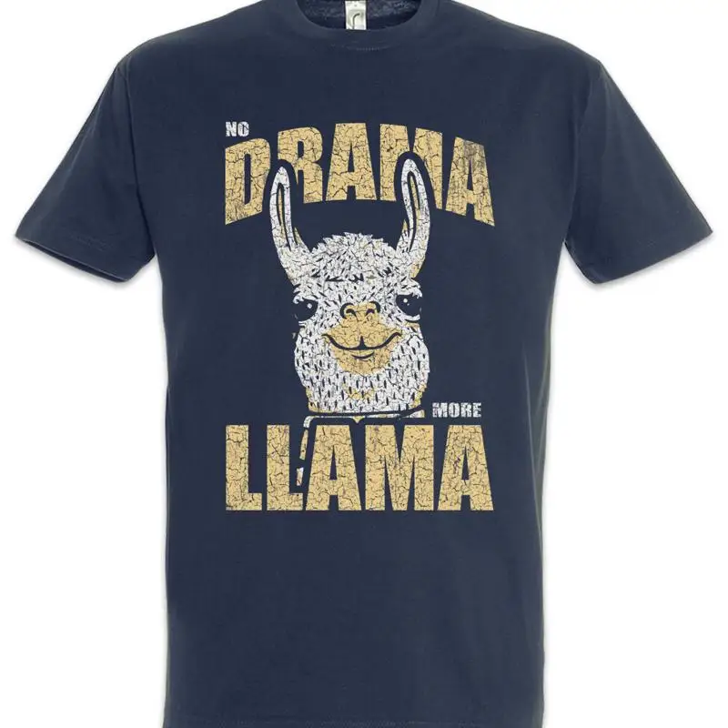 Фото Футболка No Drama More Llama Blade Keep Calm Geek Nerd Zoo Keeper Fun №1