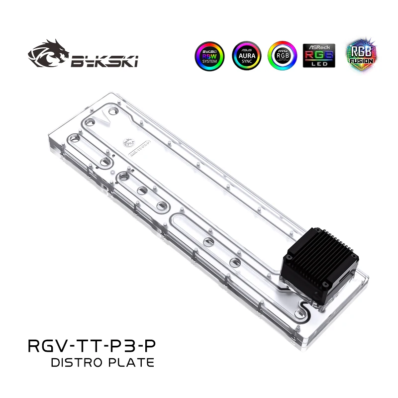 

Bykski RGV-TT-P3-P,Water Distro Plate For Thermaltake Core P3 Case,Waterway Board Reservoir Pump For PC Water Cooling System