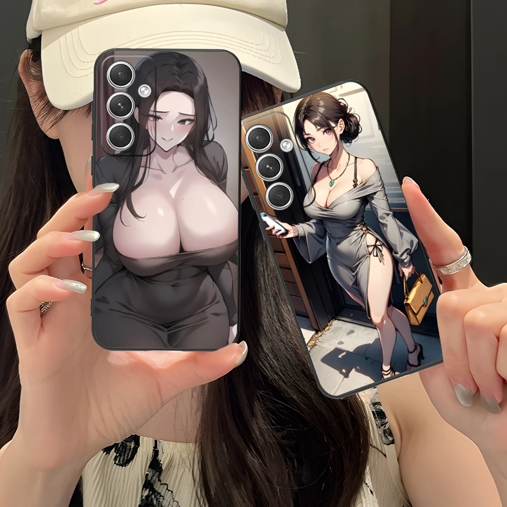 Чехол для мобильного смартфона Dongtan Style Samsung Galaxy S24 S23 S22 S21 S20 S10 S9 Plus FE Ultra Lite черный