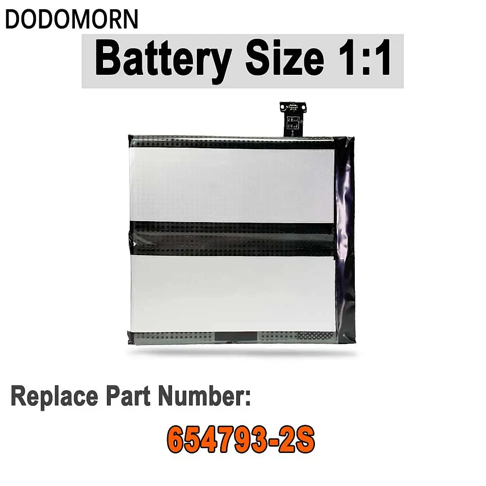 DODOMORN Новый 654793 Аккумулятор -2S для портативного игрового ноутбука GPD P2 Max