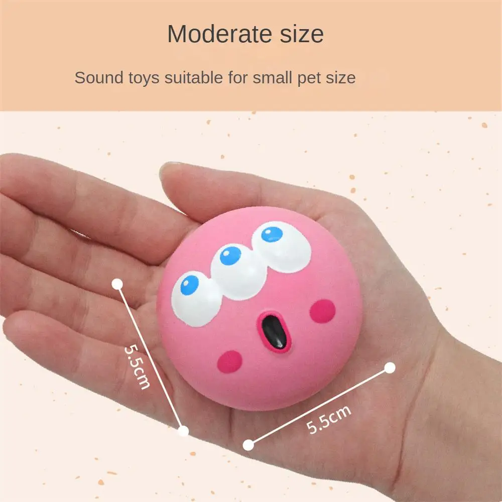 

Environmental Protection Interactive Puppy Toy Rubber Pet Supplies Interactive Play Toys Dog Ball Rubber Chew Toy